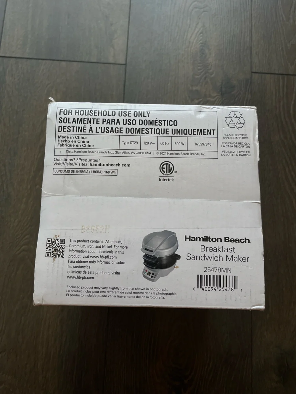 Hamilton Beach Breakfast Sandwich Maker